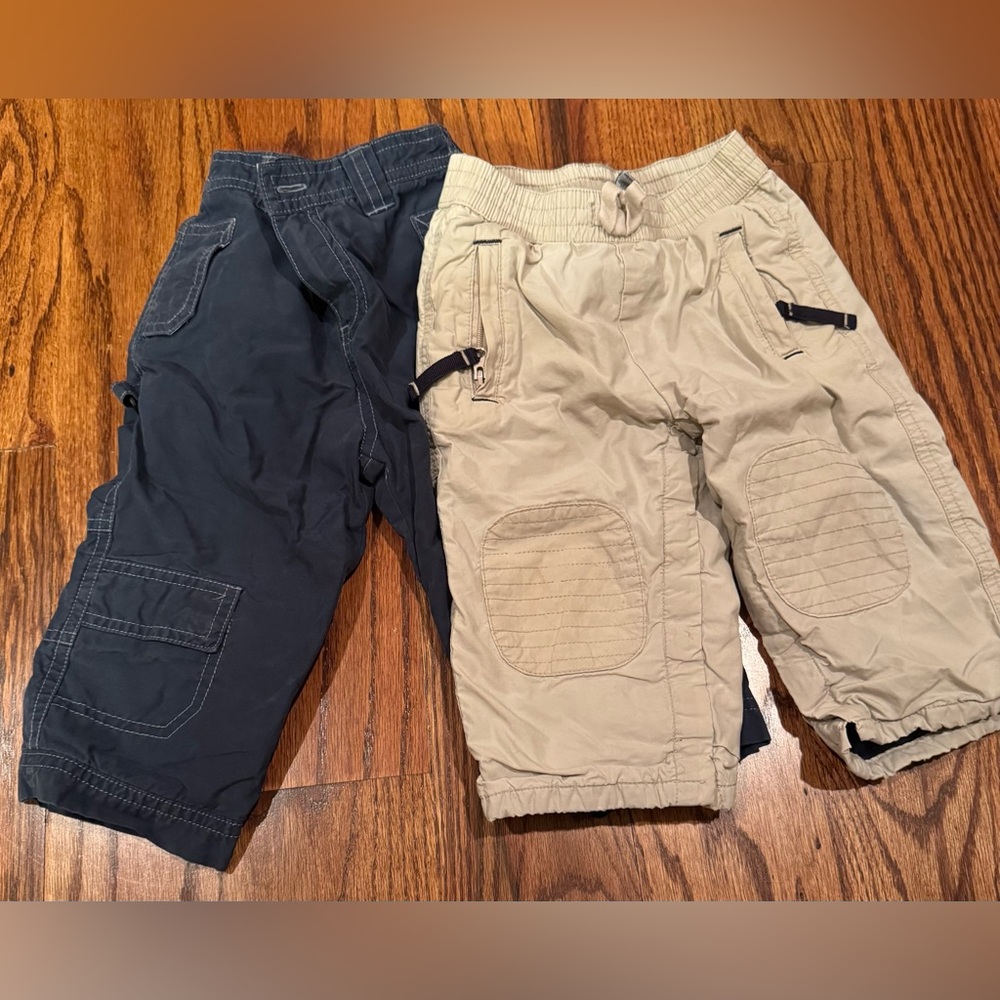 Baby Gap and Old Navy Kids Cargo Pants - Navy and Tan